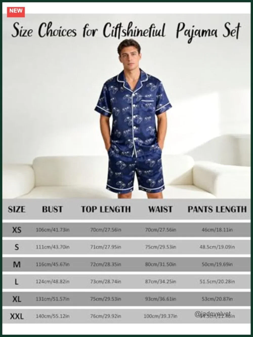 Satin Silky Pajamas Set Short Sleeve Button Down Sleepwear 2 Piece Loungewear